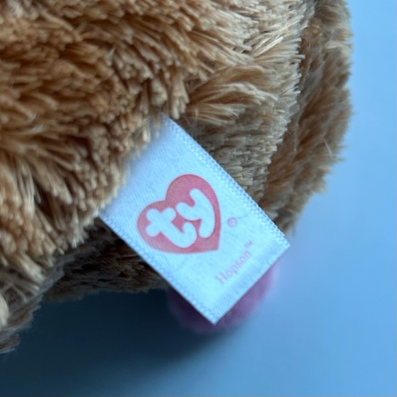 Ty Beanie Boos Buddies Collection RETIRED Hopson the Bunny Rabbit Medium Plush - Picture 8 of 8